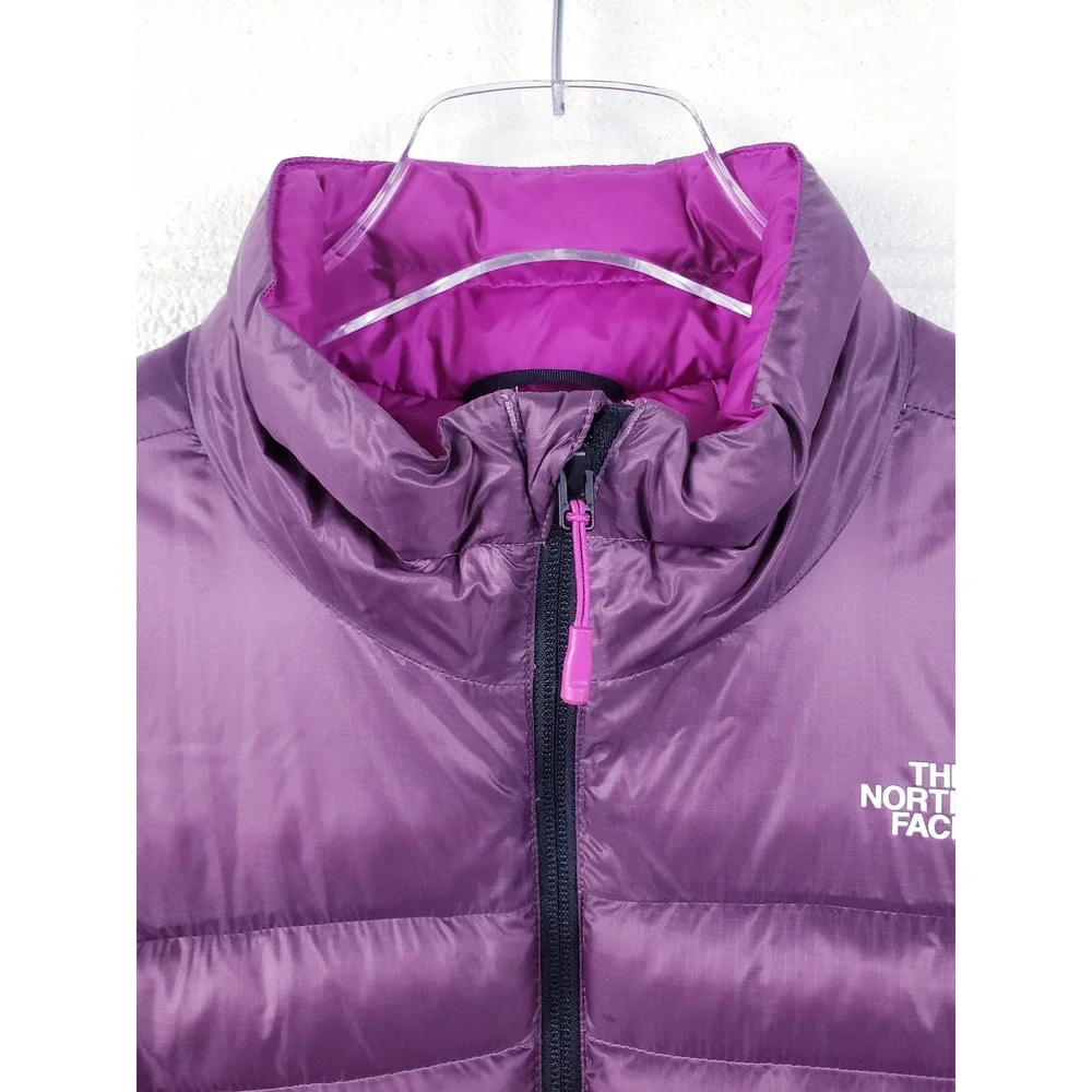 The North Face Aconcagua 3 Down Vest Purple Quilted Puffer Medium - Picture 3 of 10